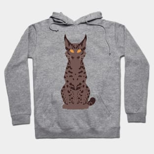 Minimalist Eurasian Lynx Hoodie